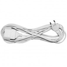 Προέκταση Διπολική 2x0.75mm 5m Λευκό 15-20755